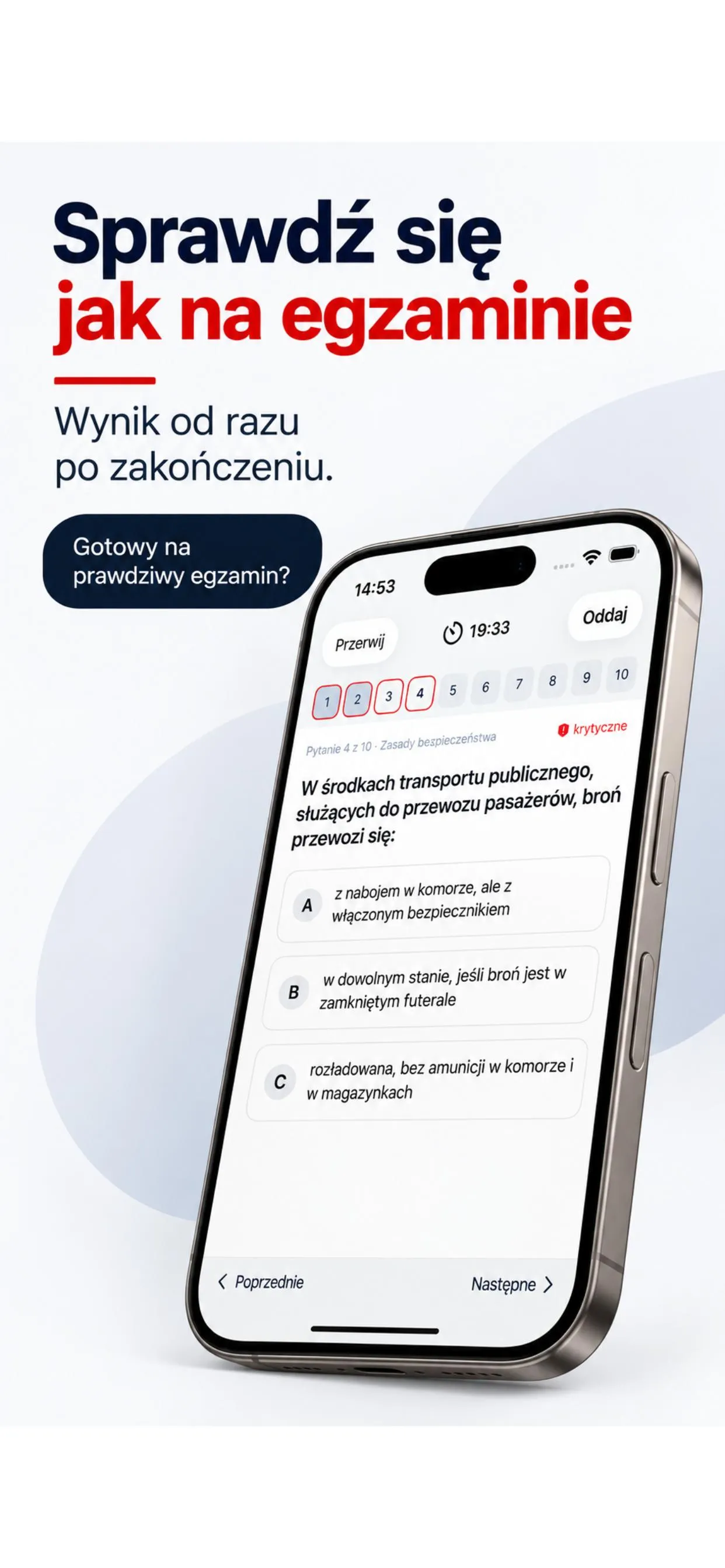 Pytanie z wyjaśnieniem i podstawą prawną w aplikacji